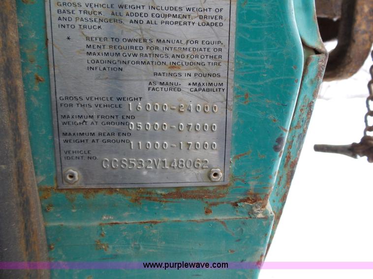 image for item L3660 1972 Chevrolet C50 dump truck