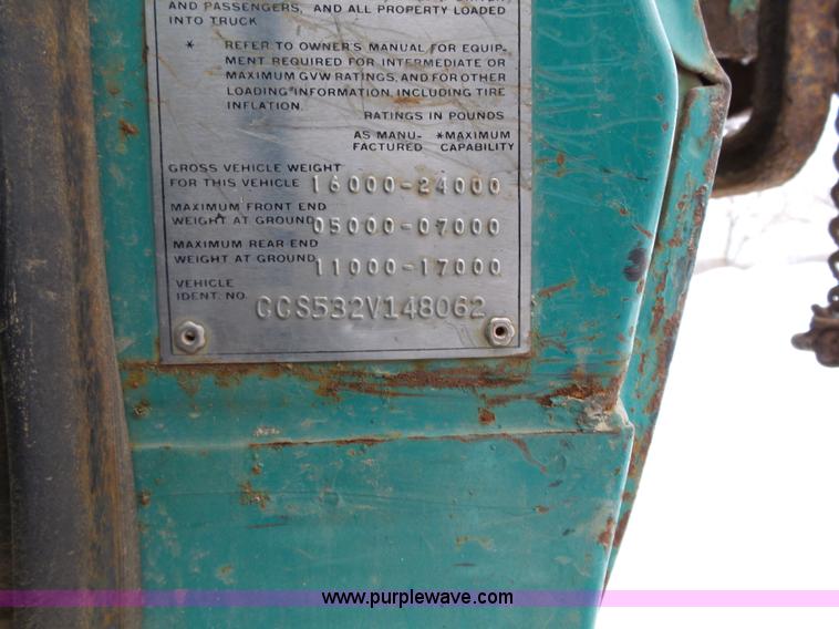 image for item L3660 1972 Chevrolet C50 dump truck