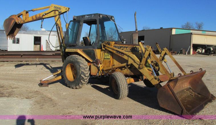 image for item L5383 1982 Case 580D backhoe