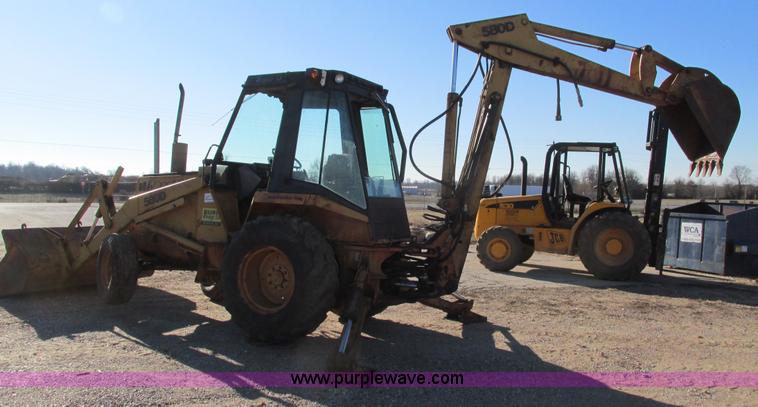 image for item L5383 1982 Case 580D backhoe