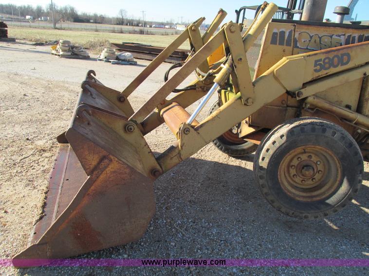 image for item L5383 1982 Case 580D backhoe