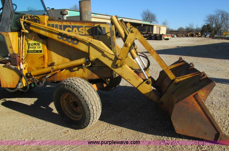 image for item L5383 1982 Case 580D backhoe
