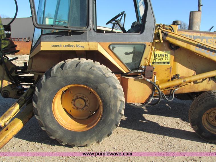 image for item L5383 1982 Case 580D backhoe