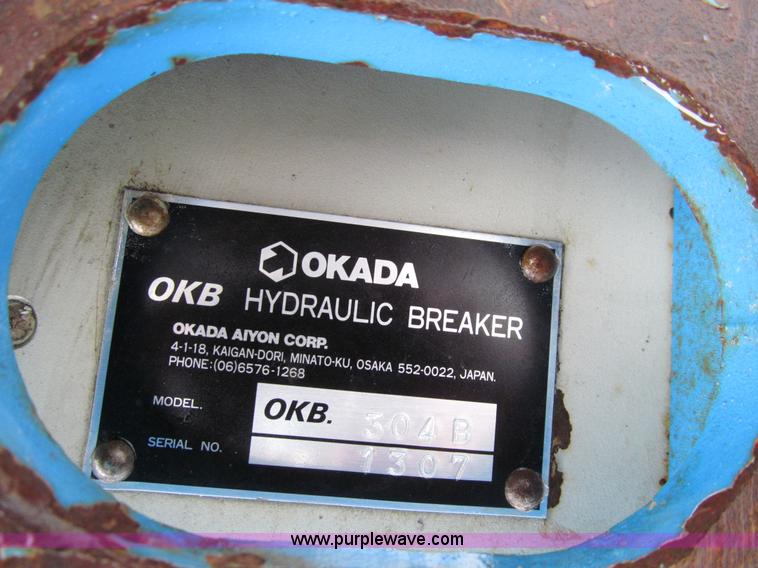 image for item L5503 Okada 304B skid steer hydraulic hammer