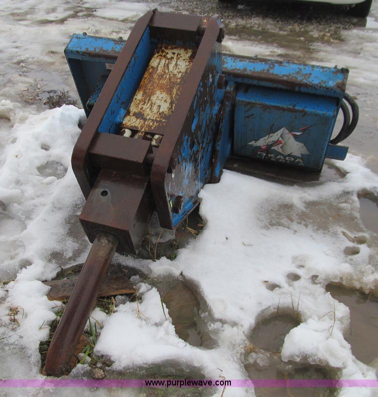 image for item L5503 Okada 304B skid steer hydraulic hammer