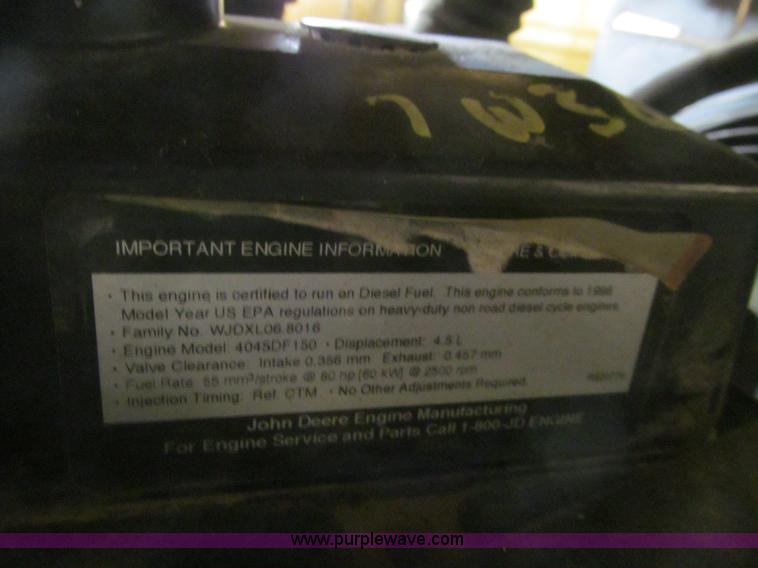 image for item L5509 1998 Atlas Copco XAS96 air compressor