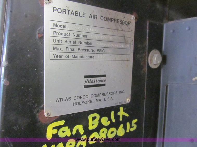 image for item L5509 1998 Atlas Copco XAS96 air compressor