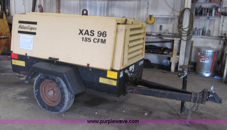image for item L5509 1998 Atlas Copco XAS96 air compressor