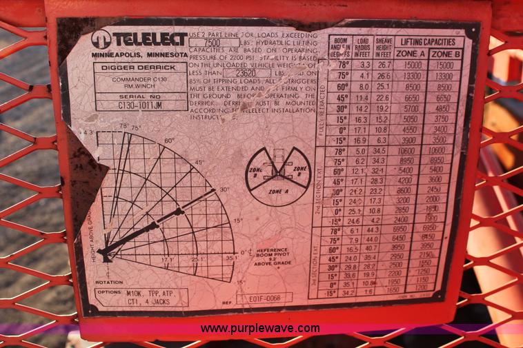 image for item L6755 1993 Mack CS300T digger derrick truck
