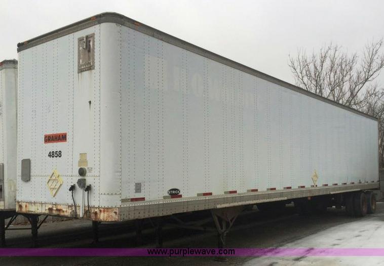 image for item E1893 1990 Strick dry van trailer