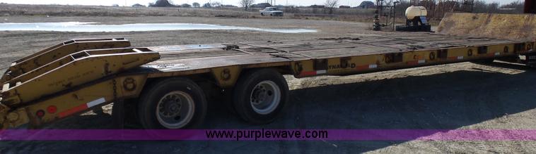 image for item L1510 1997 Dynaweld drop deck trailer
