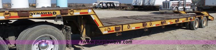 image for item L1510 1997 Dynaweld drop deck trailer