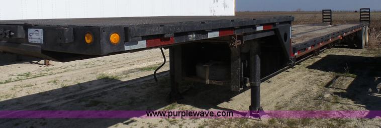 image for item L1511 1987 Transcraft drop deck trailer
