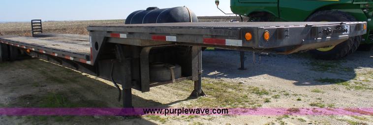 image for item L1511 1987 Transcraft drop deck trailer