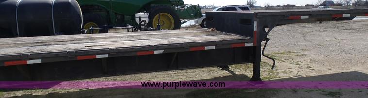 image for item L1511 1987 Transcraft drop deck trailer