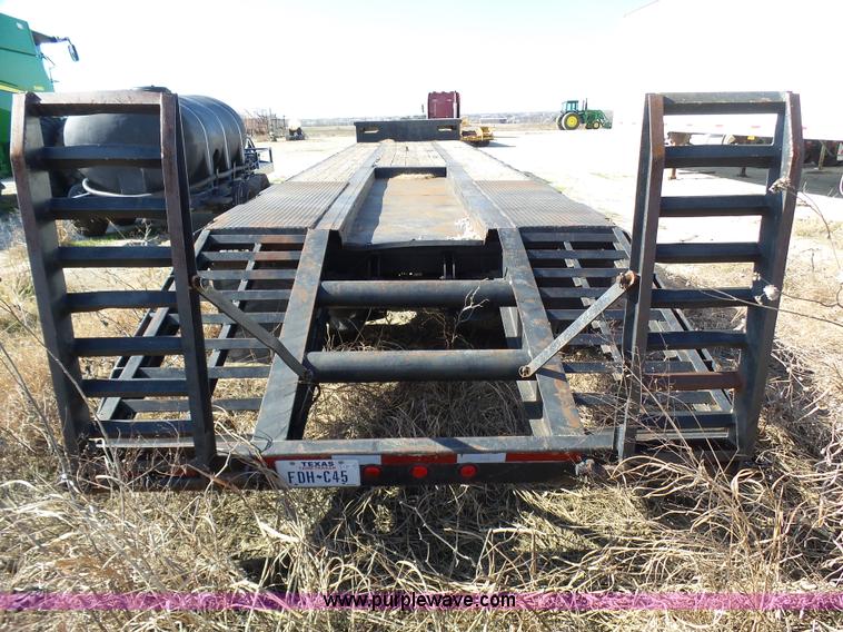 image for item L1511 1987 Transcraft drop deck trailer