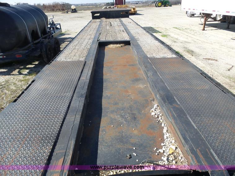 image for item L1511 1987 Transcraft drop deck trailer