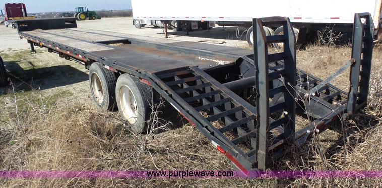 image for item L1511 1987 Transcraft drop deck trailer