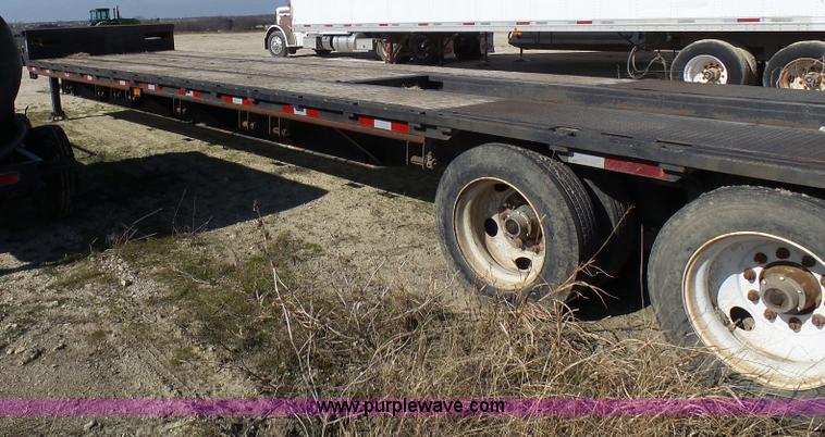 image for item L1511 1987 Transcraft drop deck trailer