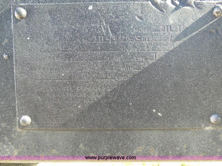 image for item L1511 1987 Transcraft drop deck trailer