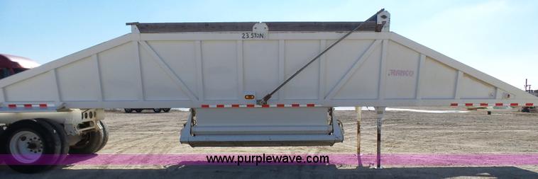 image for item L1513 2007 Ranco bottom dump trailer