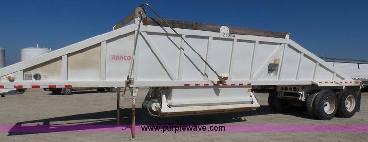 image for item L1513 2007 Ranco bottom dump trailer