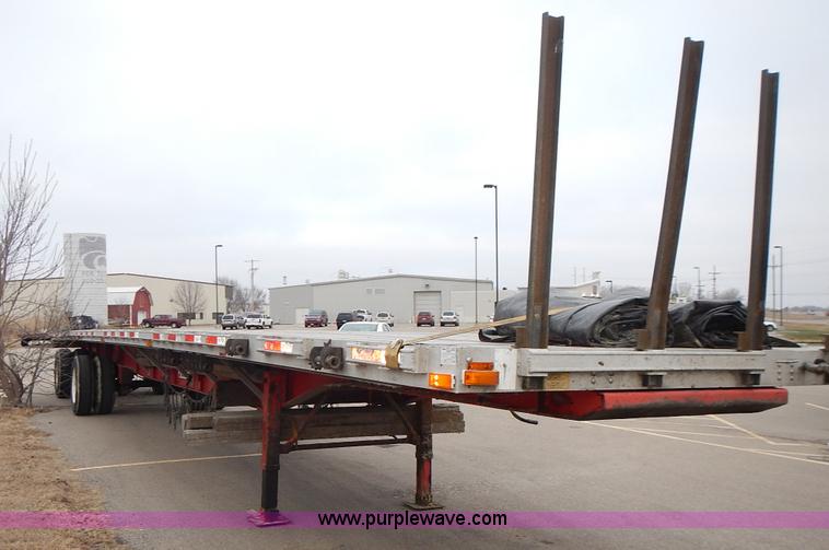 image for item L3617 2004 Transcraft Eagle flatbed trailer