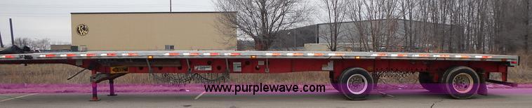 image for item L3617 2004 Transcraft Eagle flatbed trailer
