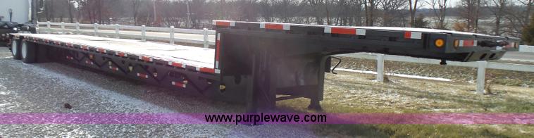 image for item L5391 2002 Doonan drop deck trailer