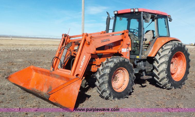 image for item G7104 Kubota M125X MFWD tractor