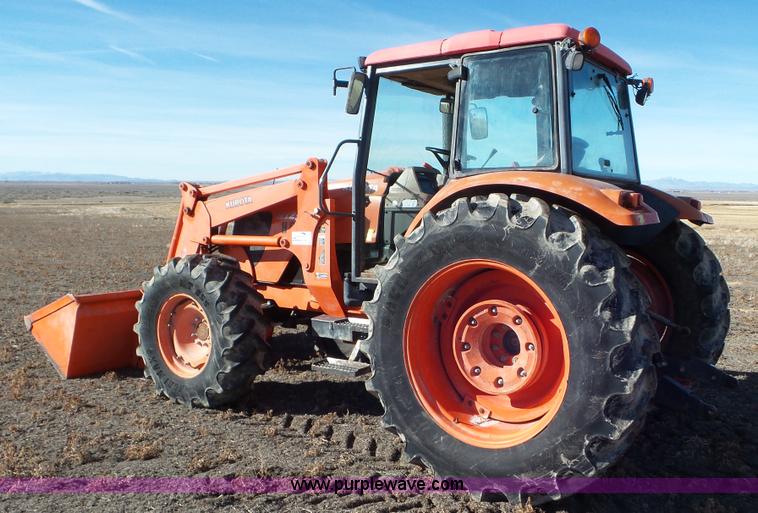 image for item G7104 Kubota M125X MFWD tractor