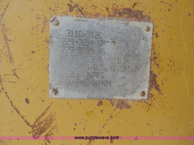 image for item G7108 2005 Caterpillar 312C compact excavator