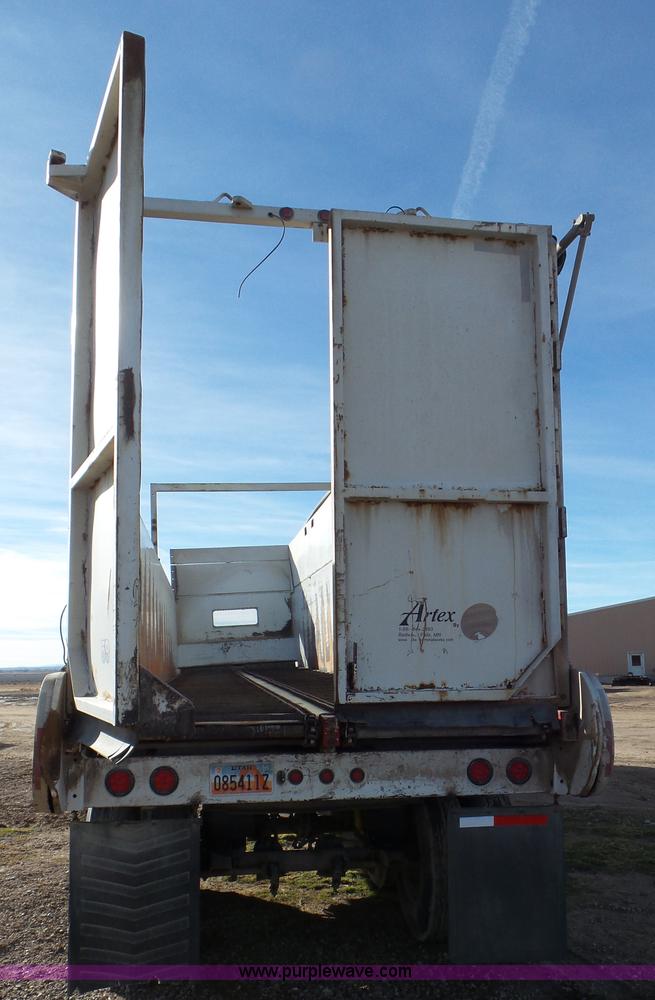 image for item G7110 2009 Artex CT4005 live bottom trailer
