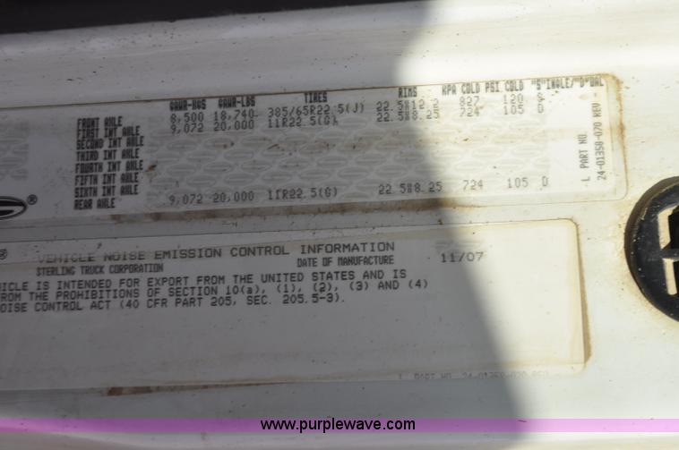 image for item G7115 2008 Sterling LC feed truck