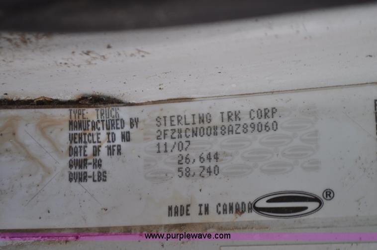 image for item G7115 2008 Sterling LC feed truck