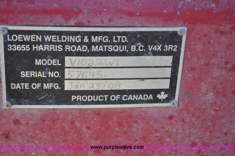 image for item G7118 2008 Loewen 1022 feed wagon