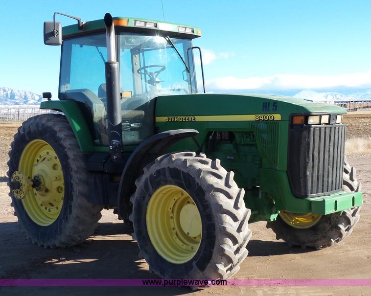image for item G7123 1999 John Deere 8400 MFWD tractor