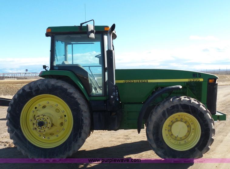 image for item G7123 1999 John Deere 8400 MFWD tractor