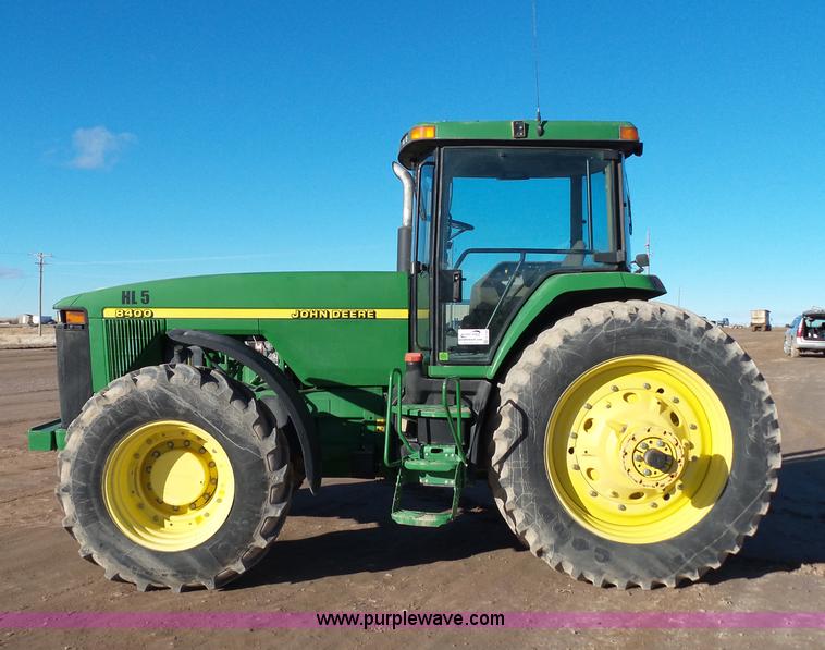 image for item G7123 1999 John Deere 8400 MFWD tractor