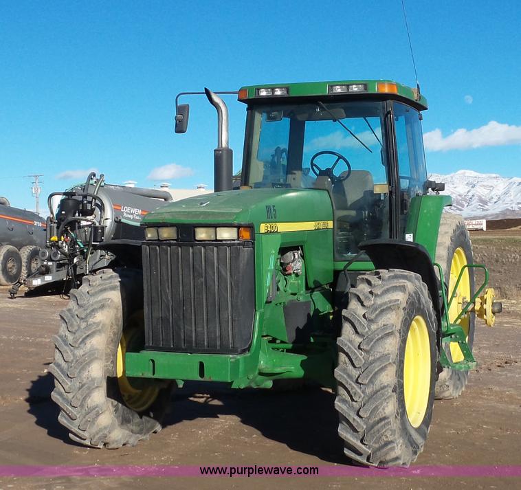 image for item G7123 1999 John Deere 8400 MFWD tractor