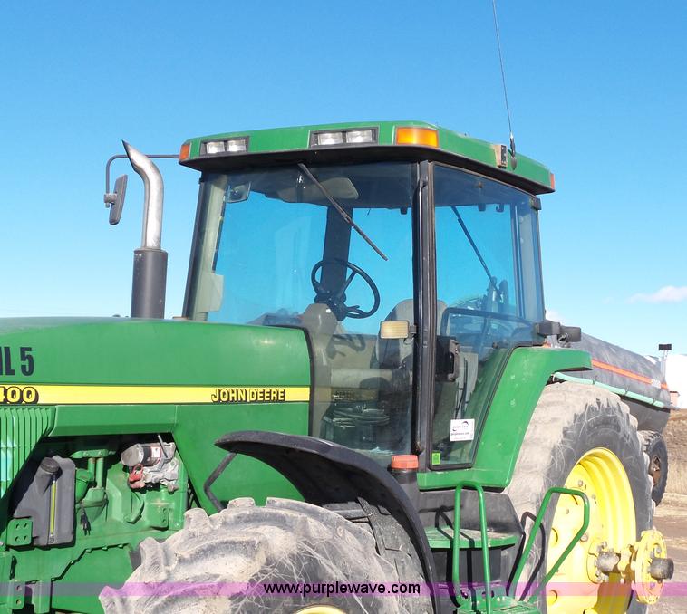 image for item G7123 1999 John Deere 8400 MFWD tractor