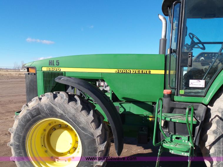 image for item G7123 1999 John Deere 8400 MFWD tractor