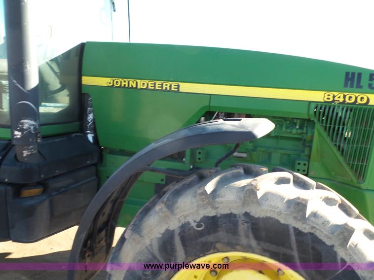 image for item G7123 1999 John Deere 8400 MFWD tractor