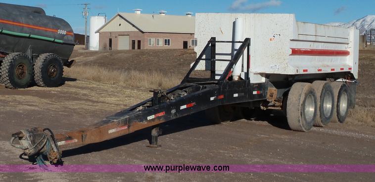 image for item G7124 1995 Williamsen end dump trailer