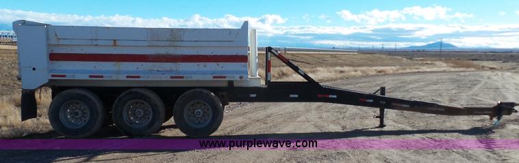 image for item G7124 1995 Williamsen end dump trailer
