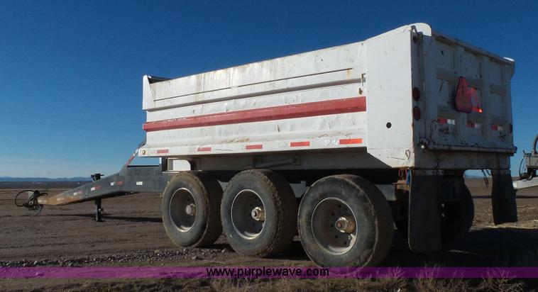 image for item G7124 1995 Williamsen end dump trailer