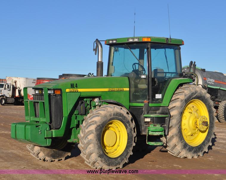 image for item G7129 1997 John Deere 8400 MFWD tractor