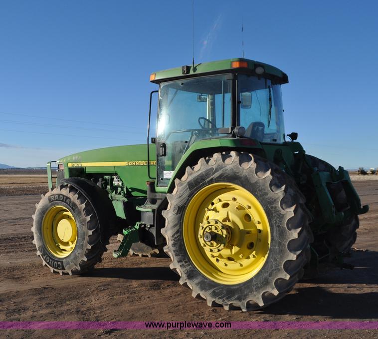 image for item G7129 1997 John Deere 8400 MFWD tractor