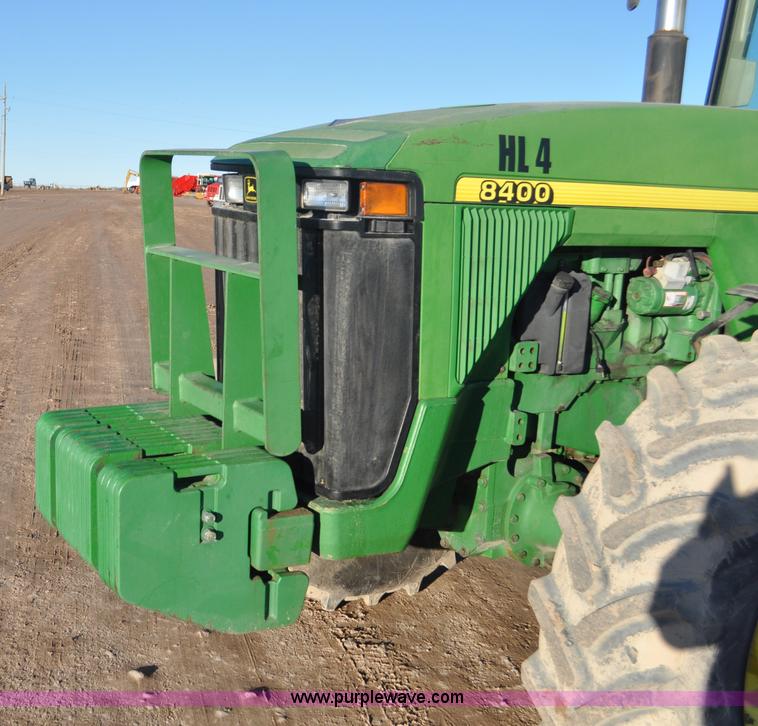 image for item G7129 1997 John Deere 8400 MFWD tractor