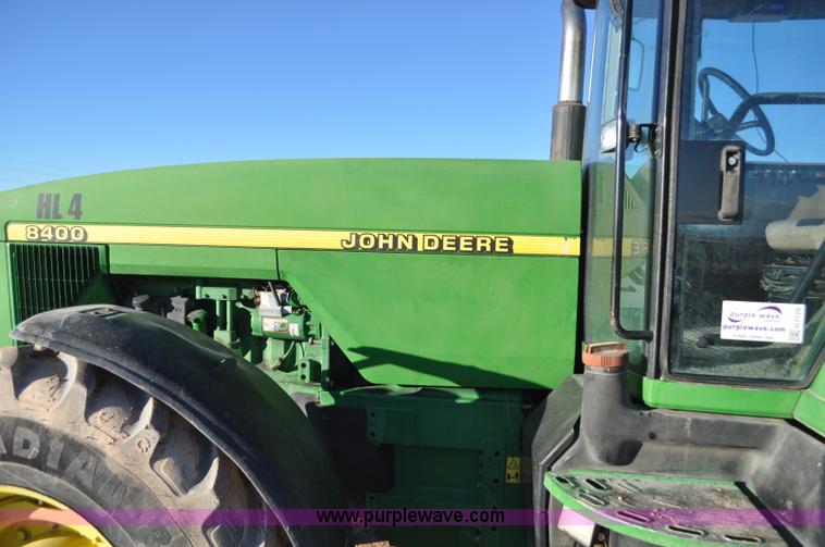 image for item G7129 1997 John Deere 8400 MFWD tractor